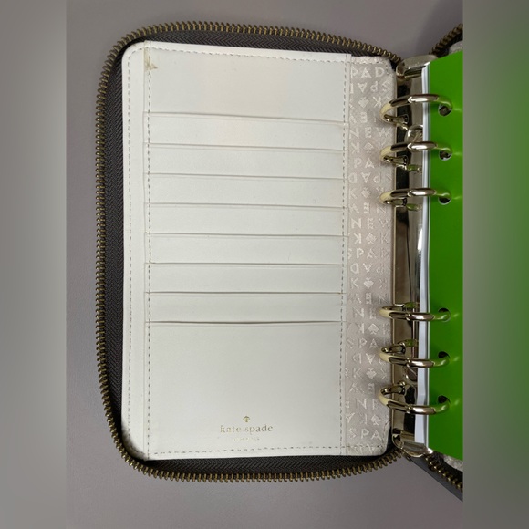 Kate Spade Gray Zip Leather Folio - Picture 4 of 7